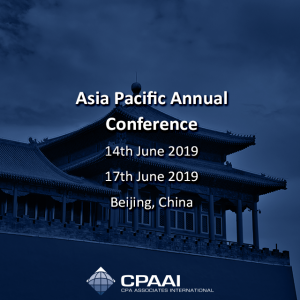 Asia Pacific Annual Conference Conference 14th June 2019 17th June 2019 #Beijing, #China